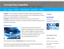 Tablet Screenshot of conceptdeco.com.ar